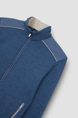 Soft Cool Touch Wool Zip-Up with Typhoon® Platinum details