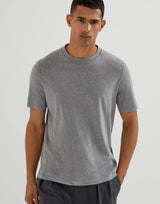 Cotton Jersey Crew Neck T-Shirt