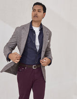 No-fade denim easy fit Western shirt