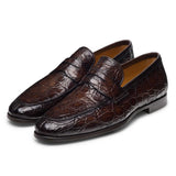 Vicente Crocodile Penny Loafer