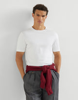 Cotton Jersey Crew Neck T-Shirt