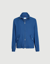 Lightweight nylon unlined outerwear jacket with hood