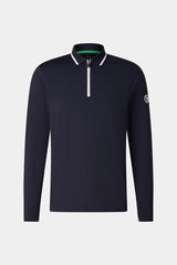 Jonah polo long-sleeved top in Navy blue