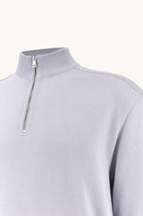 Half‑zip sweater in Piuma cotton with Typhoon® details - Skyride