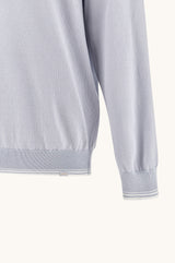 Half‑zip sweater in Piuma cotton with Typhoon® details - Skyride