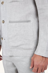 Griffin Chore overshirt in linen