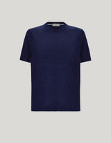 Dark navy cotton T-shirt