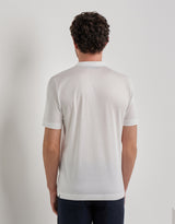 White T-shirt in Filoscozia cotton