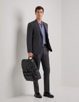 Charcoal grey pure wool suit
