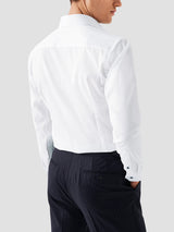Navy Details Signature Twill Shirt - Slim
