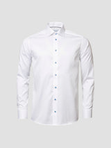 Light Blue Details Signature Twill Shirt