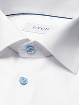 Light Blue Details Signature Twill Shirt