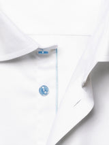 Light Blue Details Signature Twill Shirt