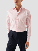 Solid Signature Twill Shirt - Pink Contemporary