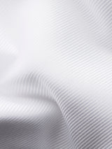 Solid Textured Twill Shirt - Contemporary White