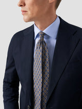 Solid Textured Twill Shirt - Contemporary Blue