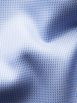 Slim Textured Twill Shirt - Blue