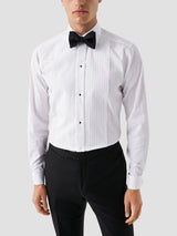 Plissé Bib-Front Tuxedo Shirt - Slim Fit