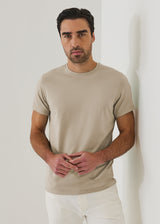 Pima Cotton Short Sleeve T-Shirt Frappe