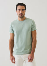 Pima Cotton Short Sleeve T-Shirt Sunfaded Green