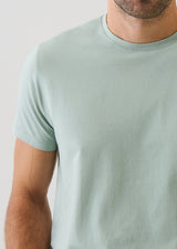 Pima Cotton Short Sleeve T-Shirt Sunfaded Green