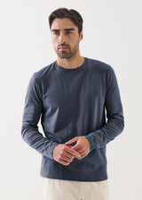 Pima Cotton Stretch Long Sleeve T-Shirt