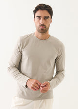 Pima Cotton Stretch Long Sleeve T-Shirt