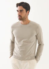 Pima Cotton Stretch Long Sleeve T-Shirt