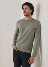 Pima Cotton Stretch Long Sleeve T-Shirt
