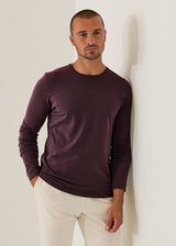 Pima Cotton Stretch Long Sleeve T-Shirt
