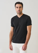 Pima Cotton Stretch V-Neck T-Shirt Basic Colors