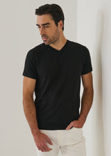 Pima Cotton Stretch V-Neck T-Shirt Basic Colors