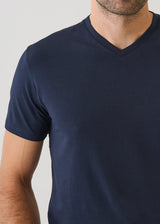 Pima Cotton Stretch V-Neck T-Shirt Basic Colors