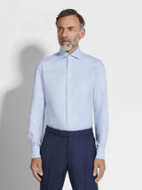 Light Blue Trofeo Cotton Shirt