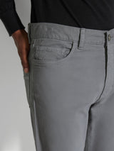 Light Grey Stretch Cotton Roccia Jeans