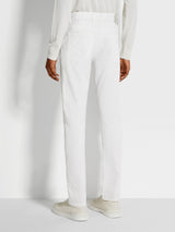 White Stretch Cotton Roccia Jeans