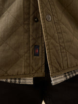 Doug Good Feather Reversible Bondi Jacket - Prairie Olive