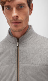 Arena Cashmere Vest - Light Grey