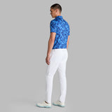 ICON CAMO TECH JERSEY POLO IN AZUL