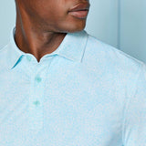HYDRANGEA TECH JERSEY POLO in Cenote