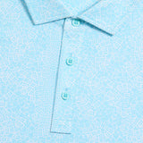 HYDRANGEA TECH JERSEY POLO in Cenote