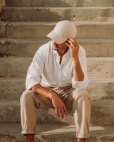 Varsity- Linen Cap Hampton Beige
