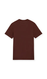 Brown Linate T-shirt in Techmerino Extra-Fine Merino Wool