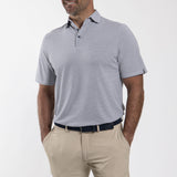 Lee Stripe Polo - Atlanta Blue/White