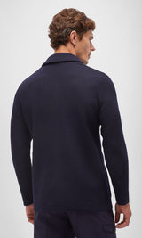 San Marco Wool Swacket - Blue