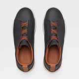Triple Stitch Deerskin Sneaker