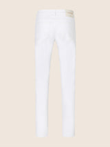 Bard Regular Slim 5 Pocket Jeans in White Stretch Bull Denim