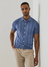 Cotton Cashmere Knit Shirt