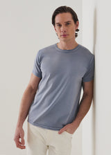 Pima Cotton Stretch Vintage Wash T-Shirt in Haze