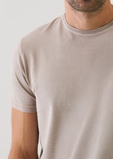 Pima Cotton Stretch Vintage Wash T-Shirt in Dune